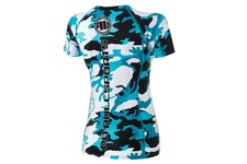 Rashguard termoaktywny damski Pit Bull Camo 1 - Niebieski