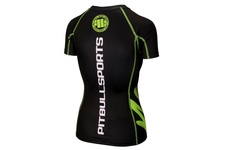 Rashguard termoaktywny damski Pit Bull Zigzag - Zielony