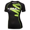 Rashguard termoaktywny damski Pit Bull Zigzag - Zielony