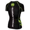 Rashguard termoaktywny damski Pit Bull Zigzag - Zielony