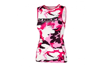 Rashguard termoaktywny damski Pit Bull Camo 1 - Różowy