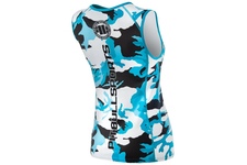 Rashguard termoaktywny damski Pit Bull Camo 1 - Niebieski