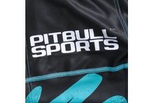 Spodenki damskie Fitness Pit Bull Zigzag - Niebieskie