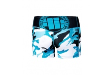 Spodenki damskie Fitness Pit Bull Camo 1 - Niebieskie