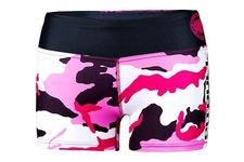 Spodenki damskie Fitness Pit Bull Camo 1 - Różowe