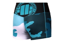 Spodenki damskie Fitness Pit Bull Camo 2 - Niebieskie