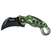 Nóż Master Cutlery Tac-Force Karambit Green Skull