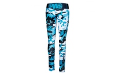 Leginsy damskie Pit Bull Camo 1 - Niebieskie