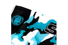 Leginsy damskie Pit Bull Camo 1 - Niebieskie