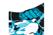 Leginsy damskie Pit Bull Camo 1 - Niebieskie