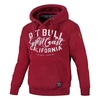 Bluza z kapturem Pit Bull West Coast - Bordowa