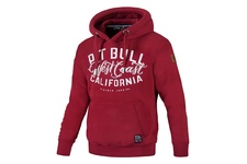 Bluza z kapturem Pit Bull West Coast - Bordowa