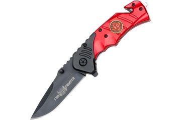 nóż Haller Rescue Fire Fighter Red