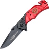 nóż Haller Rescue Fire Fighter Red