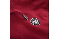 Bluza z kapturem Pit Bull West Coast Small Logo 17 - Bordowa