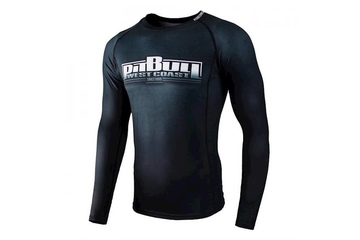 Rashguard termoaktywny Pit Bull L-S Rash Scratch Grey