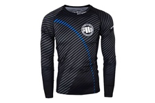 Rashguard termoaktywny Pit Bull L-S Rash Stripes Blue