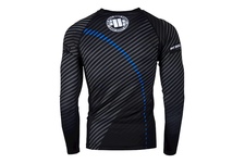 Rashguard termoaktywny Pit Bull L-S Rash Stripes Blue