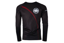 Rashguard termoaktywny Pit Bull L-S Rash Stripes Red