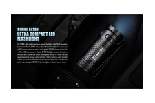 Latarka akumulatorowa Olight S1 Mini Baton Cree XP -G3 CW HCRI - 450lm