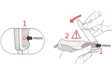 Scyzoryk Victorinox RangerGrip 155, czerwono-czarny, 130 mm