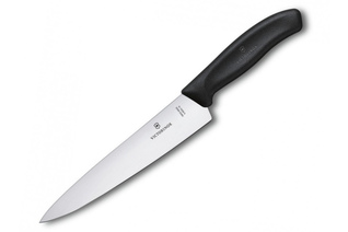 Nóż kuchenny Victorinox Szerokie ostrze 19cm czarny