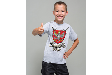 koszulka dziecięca Surge Grunwald jasny melanż