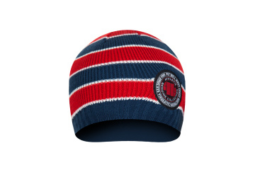 Ciepła Czapka Pit Bull Buck Skin Dark Navy/Red