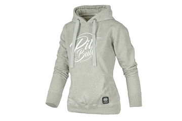 Damska bluza z kapturem Pit Bull West Coast Summer PB INSIDE - Szara