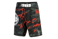 Spodenki treningowe Pit Bull Mesh PB Camo - Czerwone