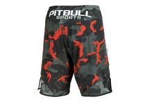 Spodenki treningowe Pit Bull Mesh PB Camo - Czerwone