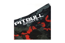 Spodenki treningowe Pit Bull Mesh PB Camo - Czerwone