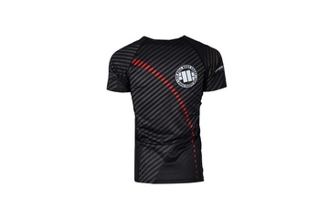 Rashguard termoaktywny Pit Bull T-S Rash Stripes Red