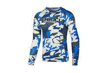 Rashguard termoaktywny Pit Bull L-S Rash Camo - Niebieski