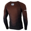 Rashguard termoaktywny Pit Bull L-S Rash PB Belt - Brązowy