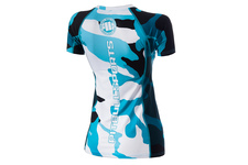 Rashguard termoaktywny damski Pit Bull Camo 2 - Niebieski