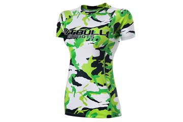 Rashguard termoaktywny damski Pit Bull Camo 1 - Zielony