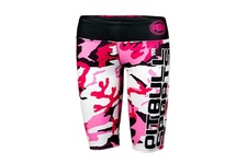 Spodenki kompresyjne damskie Fitness Pit Bull Camo 1 - Różowe