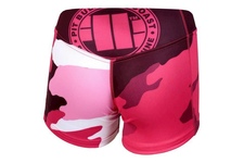Spodenki damskie Fitness Pit Bull Camo 2 - Różowe