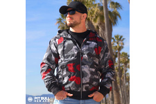 Kurtka Pit Bull Homelands II - Black/Red Camo