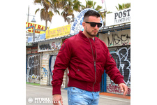 Kurtka Pit Bull MA1 Bomber Bloch Burgundy