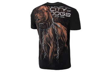 Koszulka Pit Bull City Of Dogs - Czarna