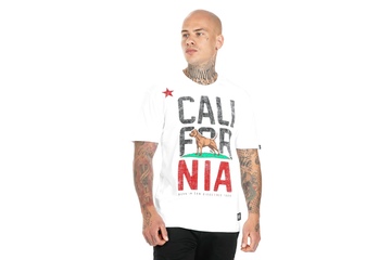 Koszulka Pit Bull Cal Flag '21 - Biała