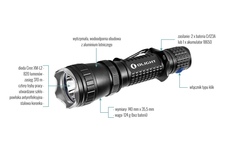 Latarka Olight M20SX Javelot UT