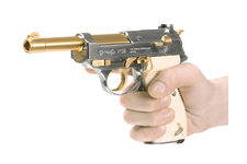 wiatrówka - pistolet WALTHER P-38 Gold