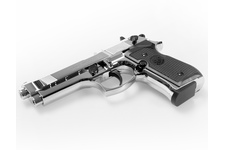 wiatrówka - pistolet BERETTA M92FS Chrome