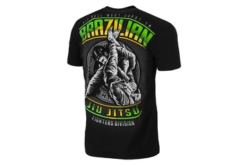 Koszulka Pit Bull Brazilian Jiu Jitsu - Czarna