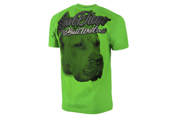 Koszulka Pit Bull San Diego Dog - Zielona