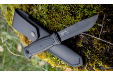 Nóż Morakniv Garberg Leather - CARBON STEEL - Czarny
