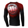 Rashguard termoaktywny Pit Bull L-S Rash Scratch - Czerwony